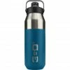 360° degrees Wide Mouth Insulated Drink Bottle with Sipper Cap 750ml denim