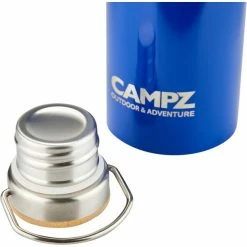 CAMPZ Insulated Bottle with Bamboo Cap 750ml blue -Insulated bottles Shop campz insulated bottle with bamboo cap 750ml blue 4