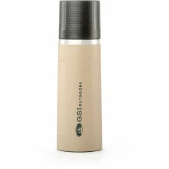 GSI Glacier Stainless Vacuum Bottle 1000ml sand -Insulated bottles Shop gsi glacier vacuum bottle 1l sand 5