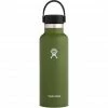Hydro Flask Standard Mouth Bottle with Standard Flex Cap 532ml olive 2 Hydro Flask Standard Mouth Bottle with Standard Flex Cap 532ml olive -Insulated bottles Shop hydro flask standard mouth flex bottle 532ml olive 1