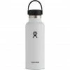 Hydro Flask Standard Mouth Bottle with Standard Flex Cap 532ml white