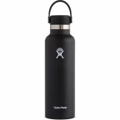 Hydro Flask Standard Mouth Bottle with Standard Flex Cap 621ml black