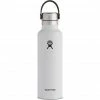 Hydro Flask Standard Mouth Stainless Steel Bottle with Standard Flex Cap 621ml white