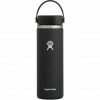 Hydro Flask Wide Mouth Bottle with Flex Cap 591ml black 2 Hydro Flask Wide Mouth Bottle with Flex Cap 591ml black -Insulated bottles Shop hydro flask wide mouth bottle 591ml black 1