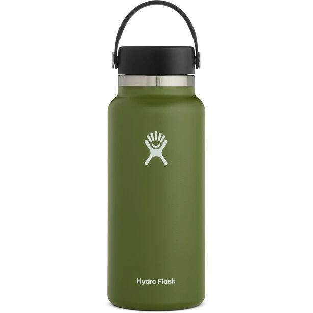 Hydro Flask Wide Mouth Bottle with Flex Cap 946ml olive 3 Hydro Flask Wide Mouth Bottle with Flex Cap 946ml olive