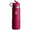 Hydro Flask Wide Mouth Bottle with Sttaw Lid and Boot 591ml Kids snapper -Insulated bottles Shop hydro flask wide mouth bottle with sttaw lid and boot 591ml kids snapper 1
