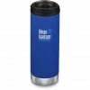 Klean Kanteen TKWide Bottle with Cafe Cap 473ml Vacuum Insulated deep surf (matt)