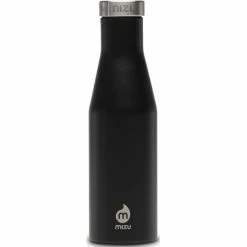 MIZU S4 Insulated Bottle 400ml with Stainless Steel Cap enduro black