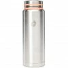 MIZU V12 Insulated Bottle with V-Lid 1200ml stainless with black