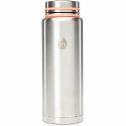 MIZU V12 Insulated Bottle with V-Lid 1200ml stainless with black